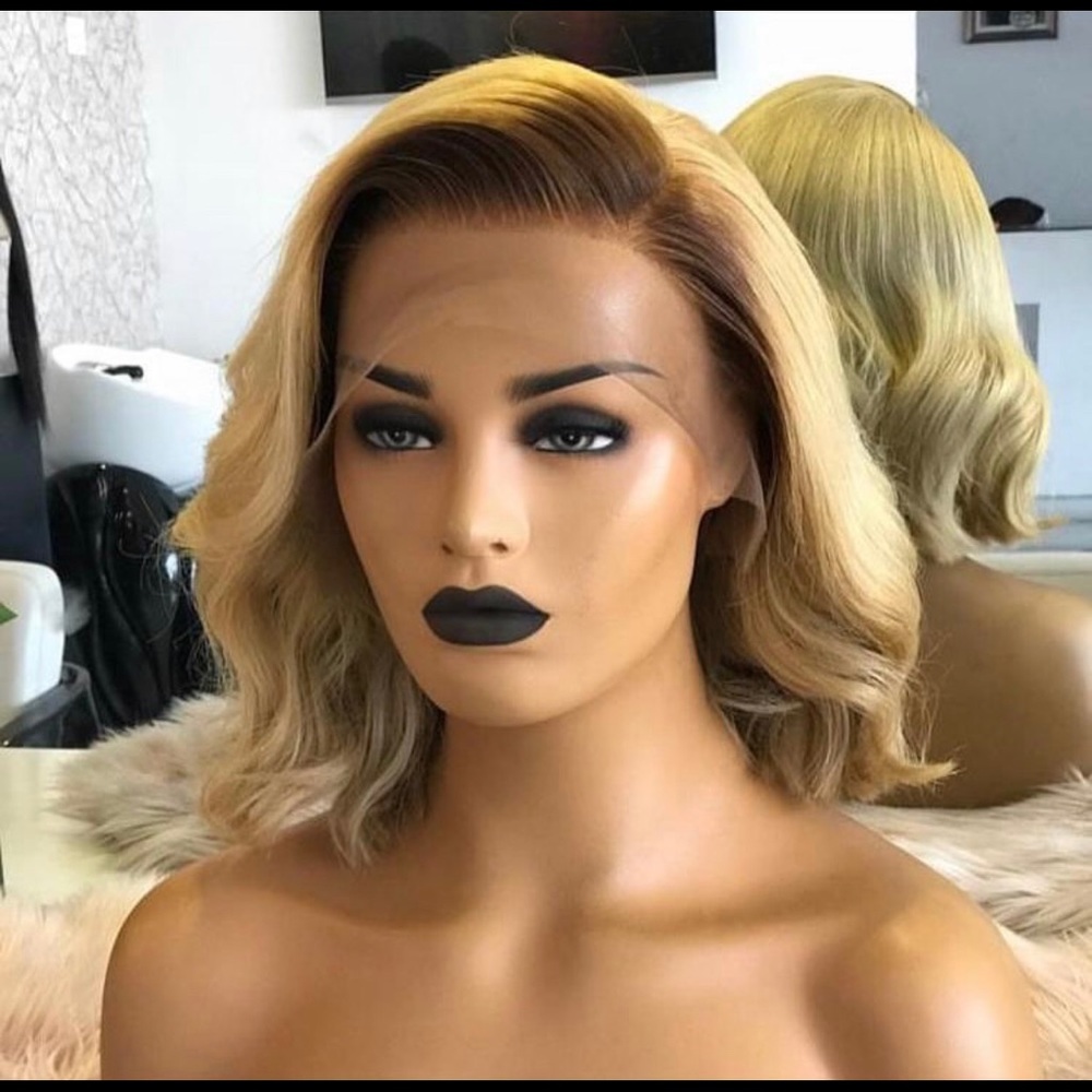 Blonde ombré lace front Wig